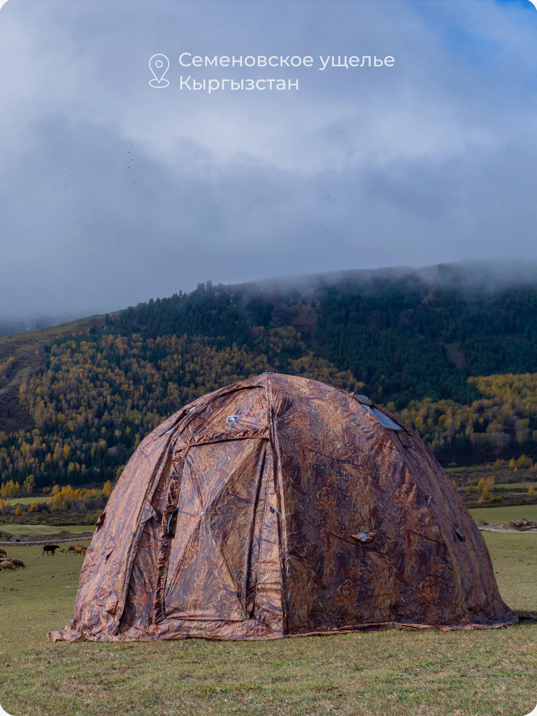 Палатка всесезонная МФП-2 Берег, Камыш, двухслойная, в чехле