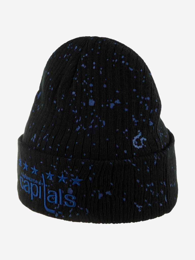 Шапка с отворотом MITCHELL NESS HCFK6021-WCAYYPPPBLCK Washington Capitals NHL (черный)