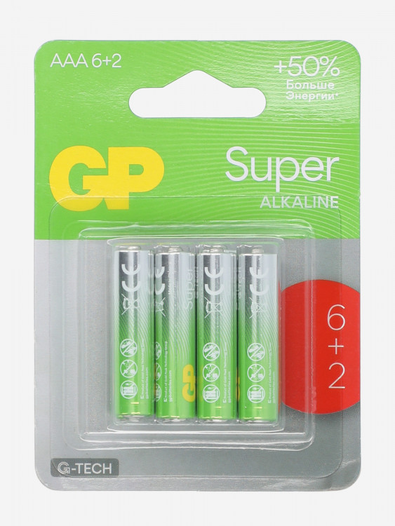 Батарейки щелочные GP Ultra Plus Alkaline, 8 шт