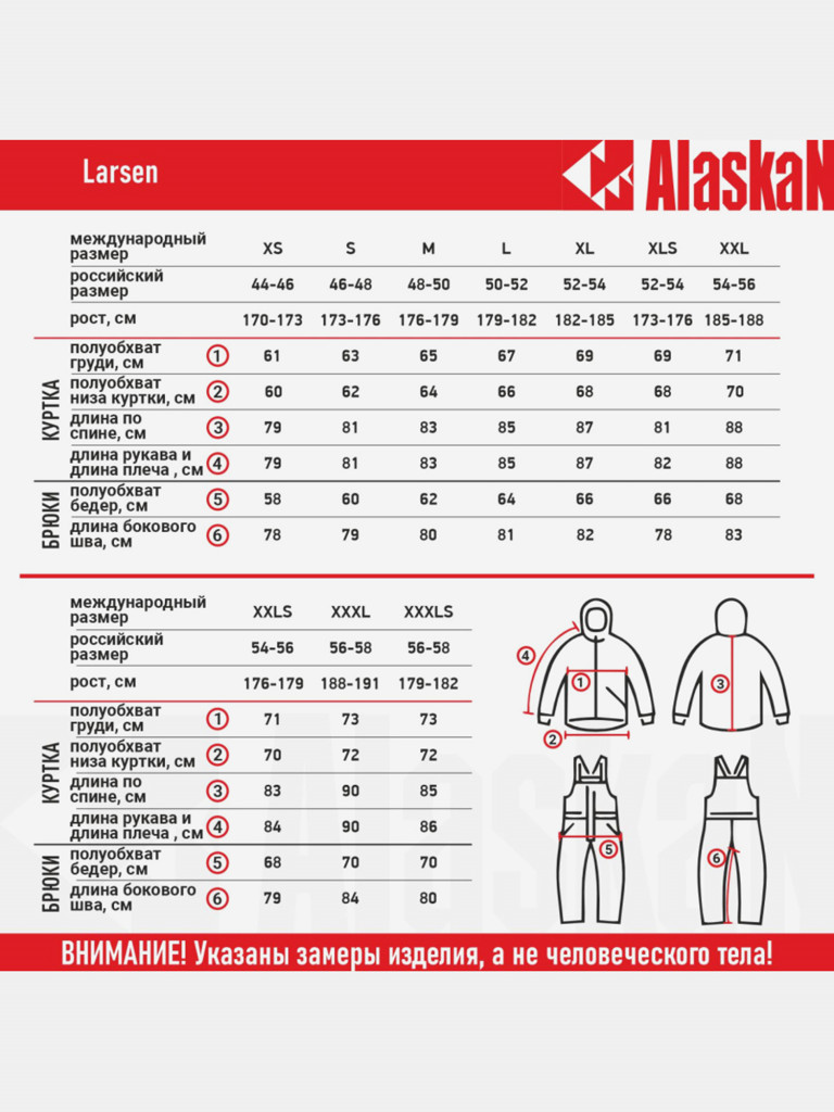 Костюм зимний Alaskan Larsen (куртка+полукомбинезон)