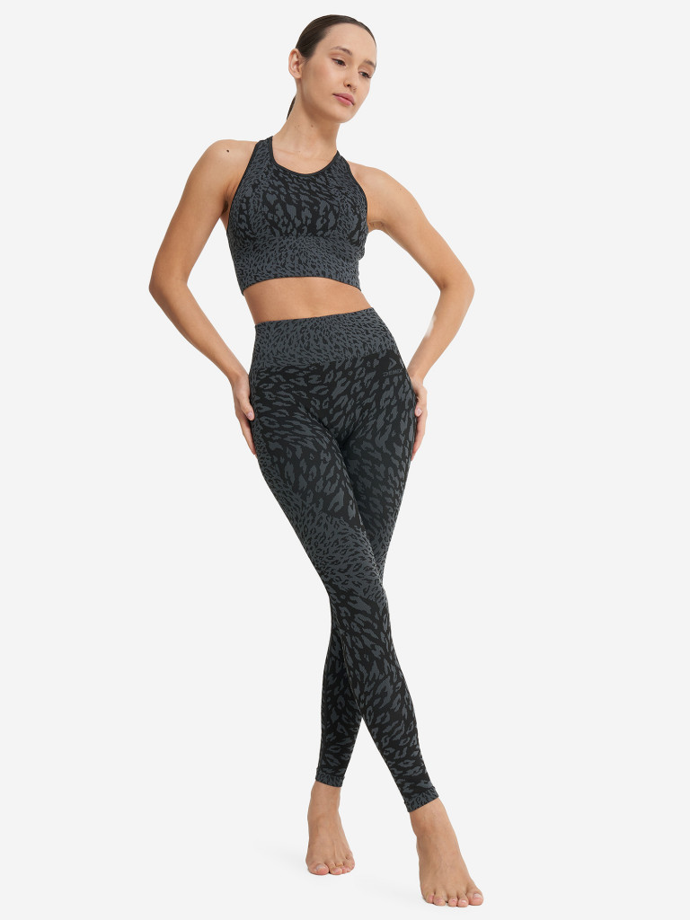 Легинсы женские Demix HighFlow Yoga Seamless Gfx