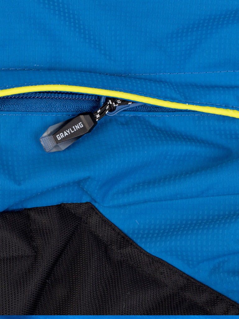 Костюм для рыбалки зимний -45, GRAYLING, Камчатка, т.синий-лайм