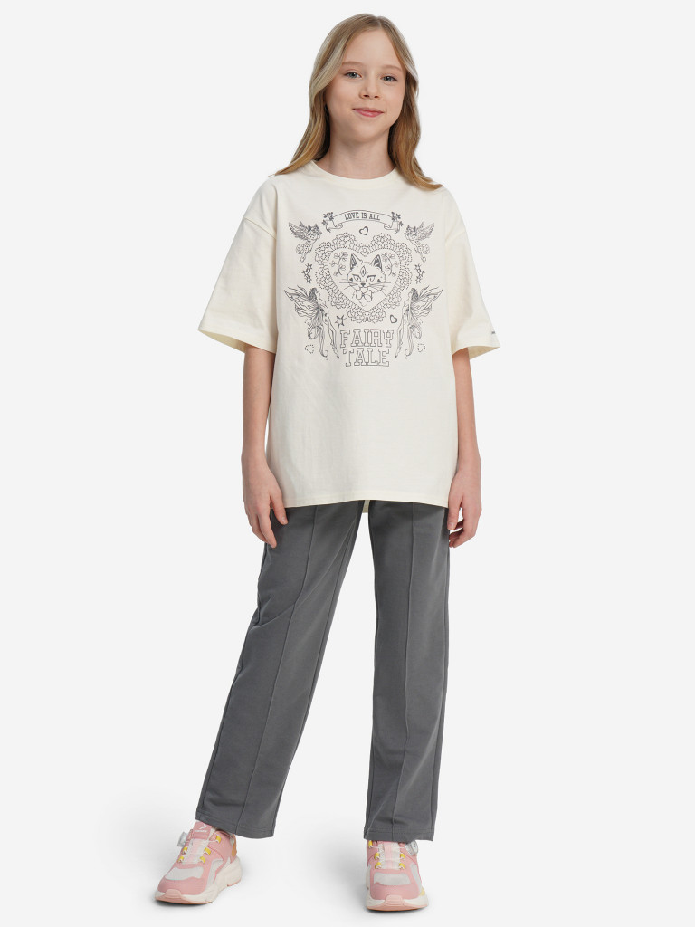 Футболка для девочек оверсайз Demix