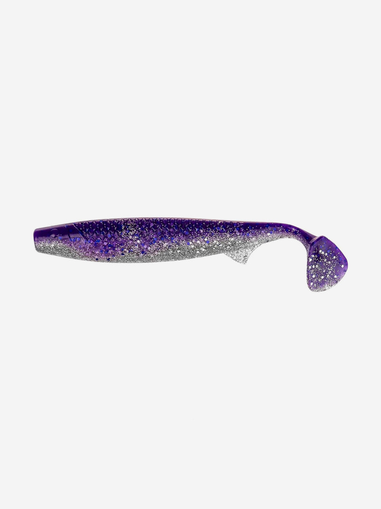 Мягкая приманка Helios Pike King, 6,3'' / 16 см, Silver Sparkles & Fio, 25 шт (HS-37-036-N)