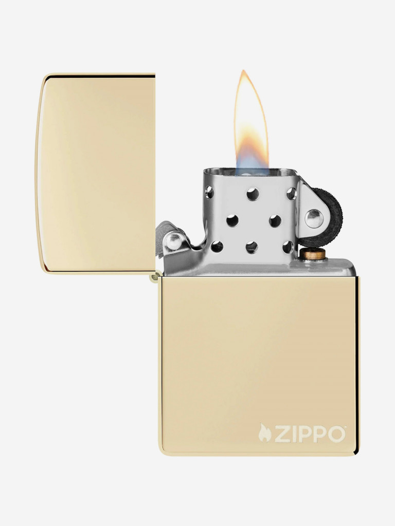Зажигалка бензиновая ветроустойчивая Zippo Logo Champagne