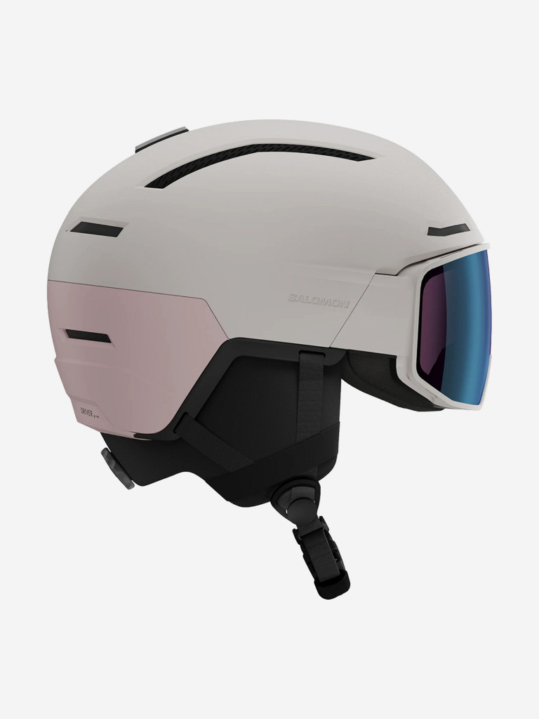 Горнолыжный шлем с визором Salomon Driver Pro Sigma Photo MIPS Серо-Фиолетовый Cat. 1-3