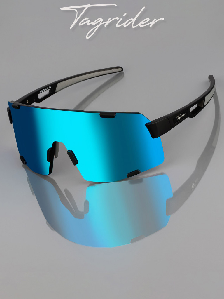 Очки поляризационные, солнцезащитные, антибликовые Tagrider IMN-025-26 Blue Mirror