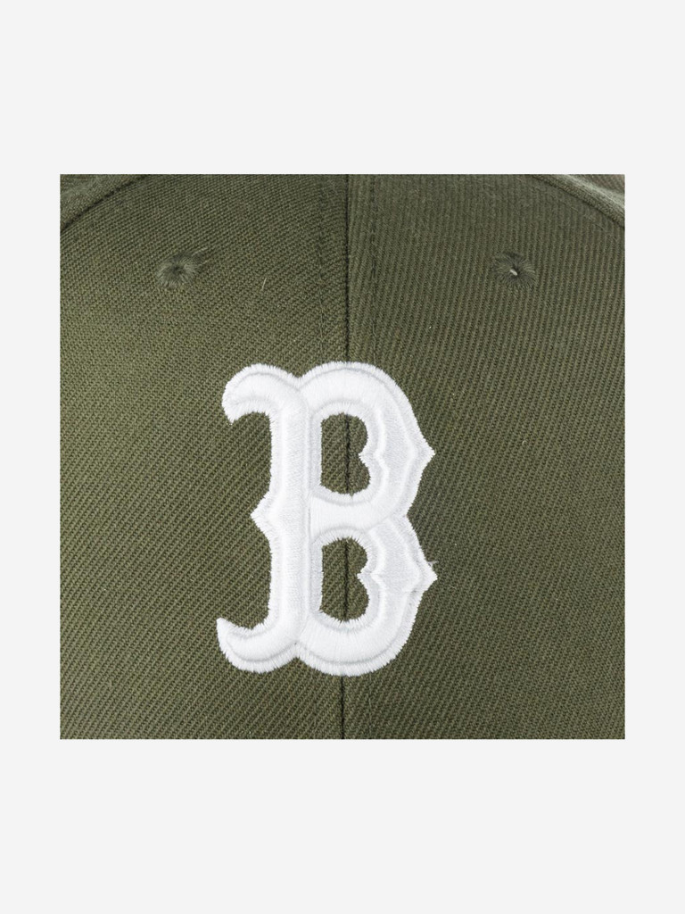 Бейсболка 47 BRAND B-MVP02WBV-SWA Boston Red Sox MLB (оливковый)