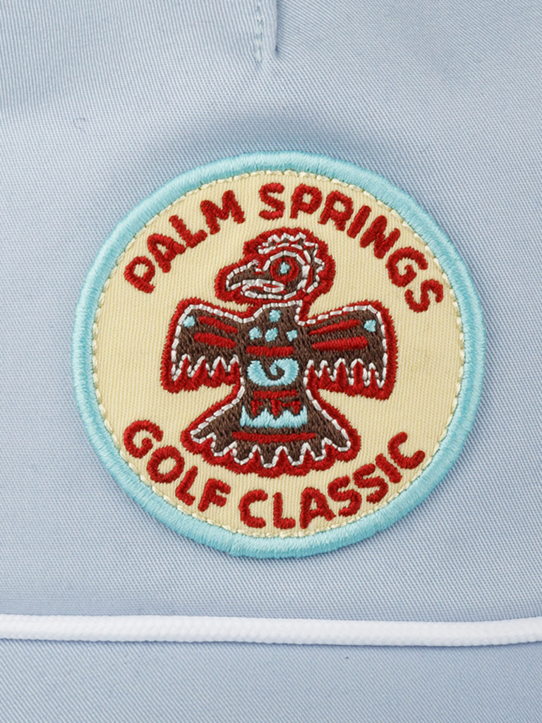 Бейсболка AMERICAN NEEDLE 19H001A-PALMS Palm Springs Lightweight Rope (голубой)