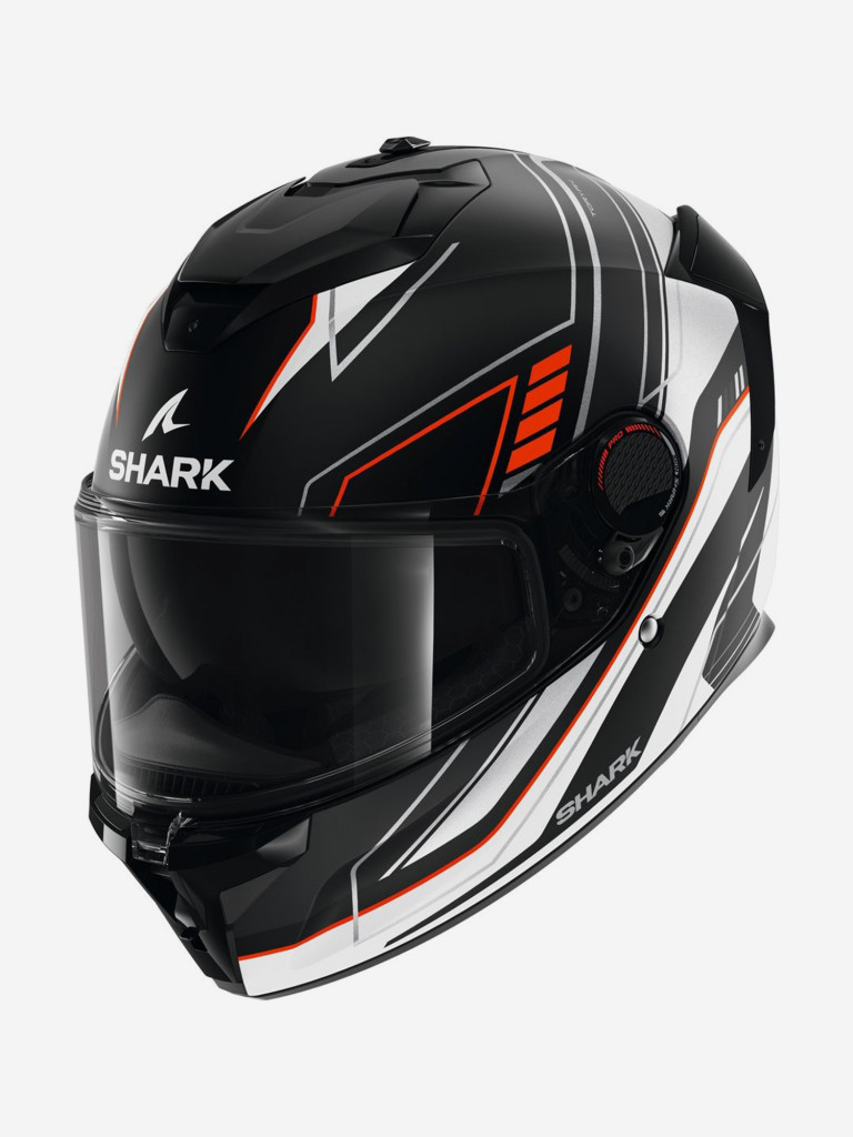 Мотошлем интеграл Shark SPARTAN GT PRO TORYAN MAT Black/Orange/Silver