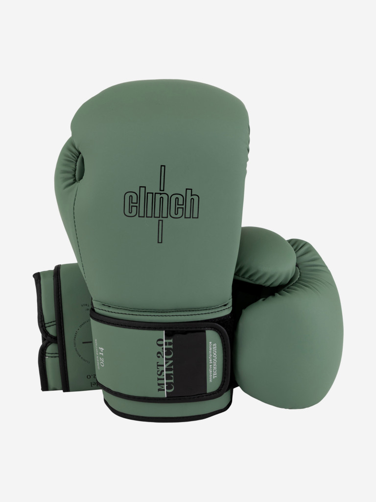 Перчатки боксерские Clinch Mist 2.0 зеленые