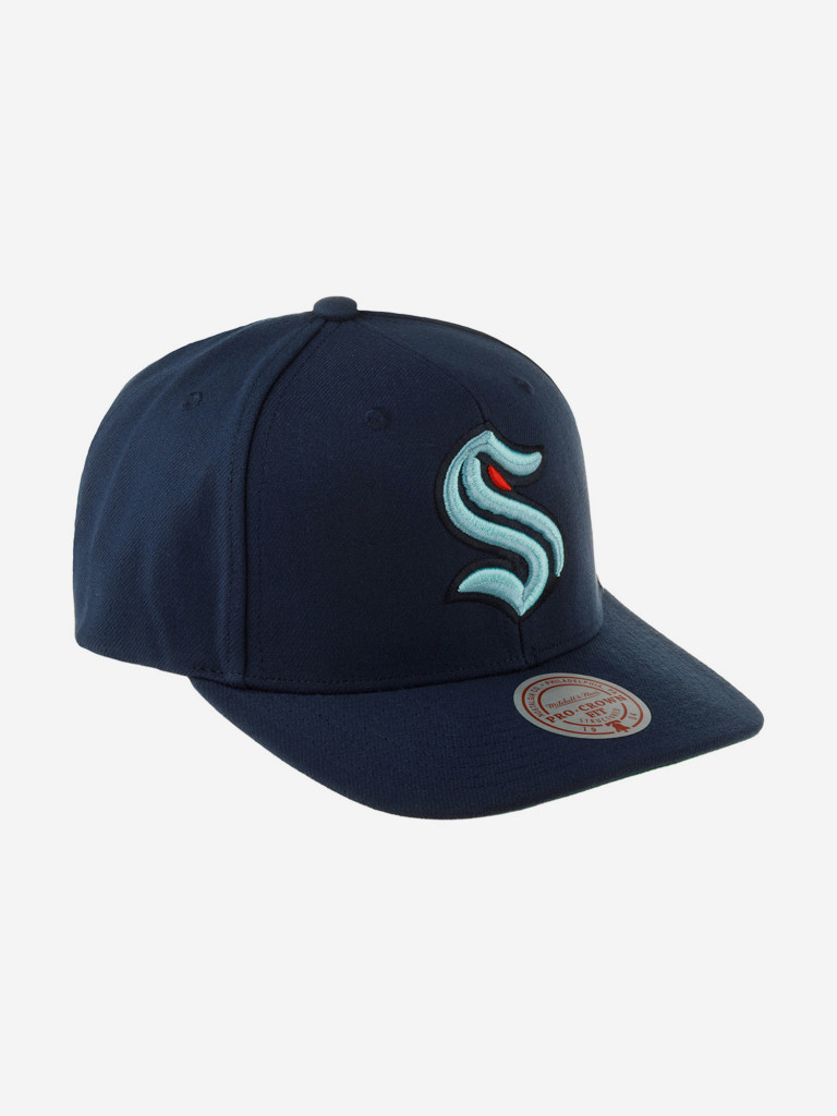 Бейсболка MITCHELL NESS HHSS5370-SKRYYPPPNAVY Seattle Kraken NHL (синий)