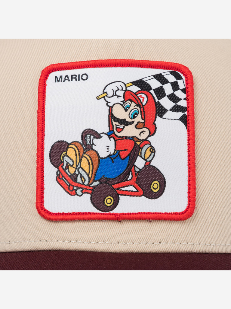 Бейсболка с сеточкой CAPSLAB CL/SMK2/1/CAS/VIC2 Super Mario Mario (белый)
