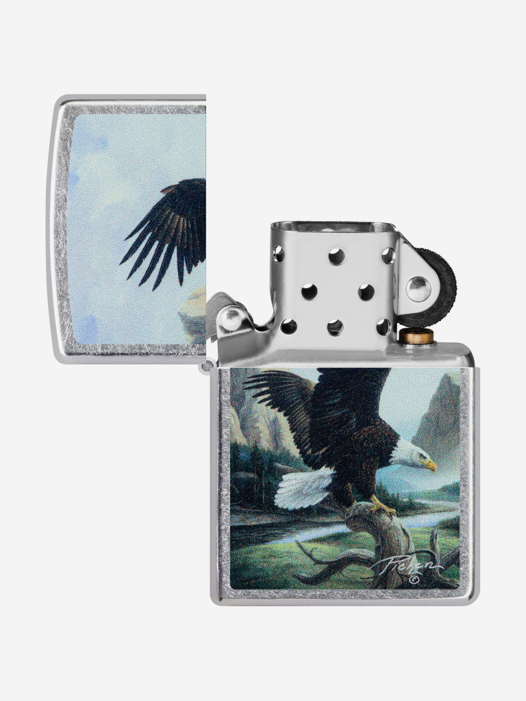 Зажигалка бензиновая ZIPPO 49822 Eagle Linda Picken