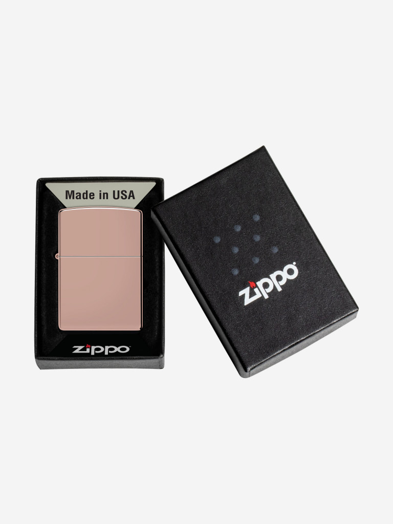Зажигалка бензиновая ZIPPO 49190 Classic High Polish Rose Gold