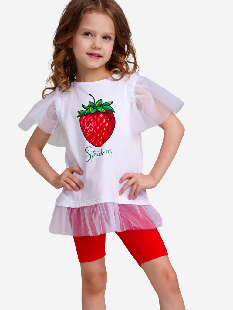 Комплект для девочек: футболка, легинсы PlayToday