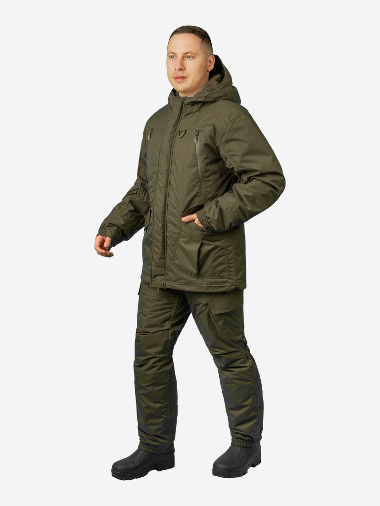 Костюм для рыбалки мужской GRAYLING, скат демисезонный -15, хаки