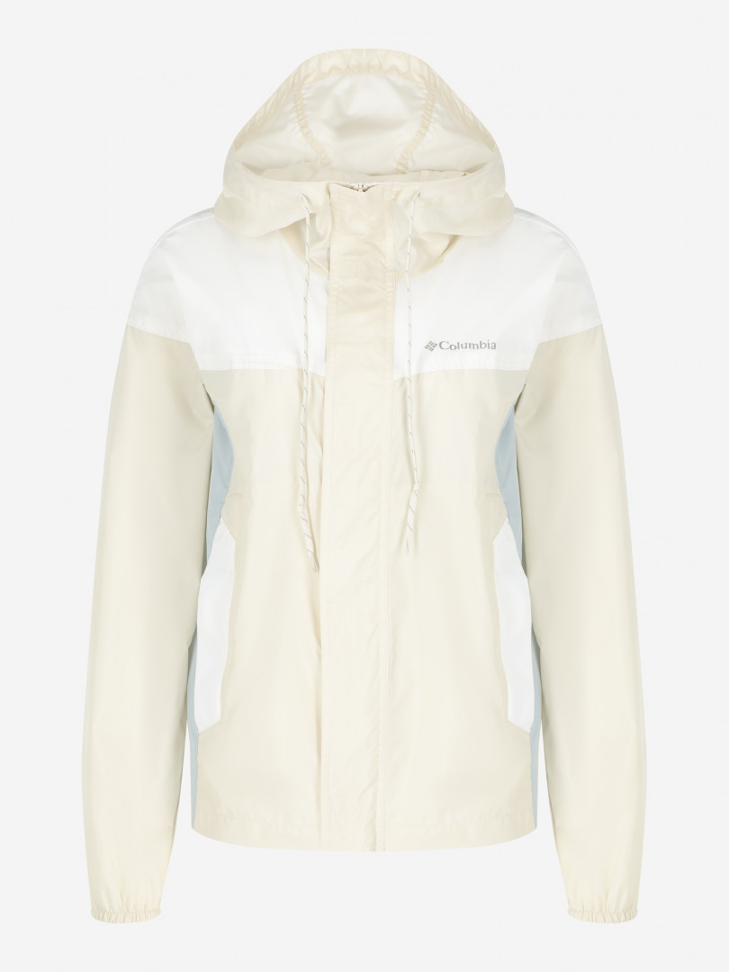 фото Ветровка женская columbia flash challenger windbreaker, бежевый