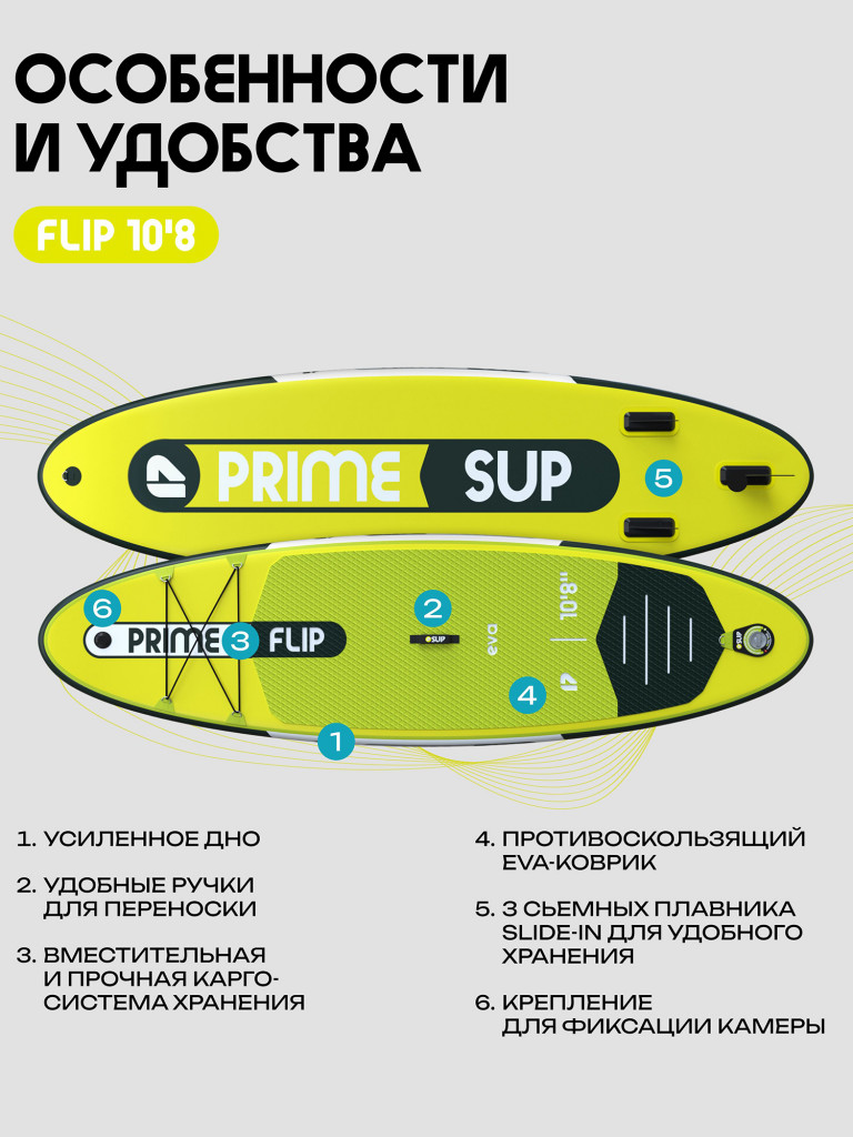 Сапборд PRIME - FLIP 10'8