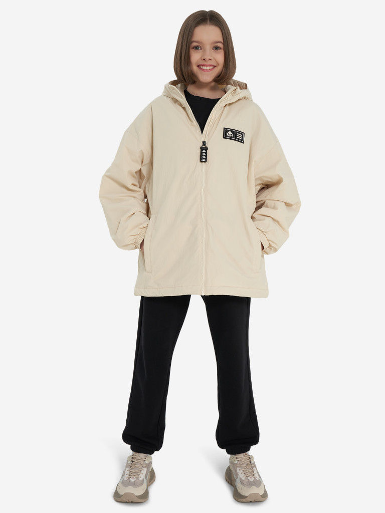 Куртка утепленная для девочек оверсайз Kappa