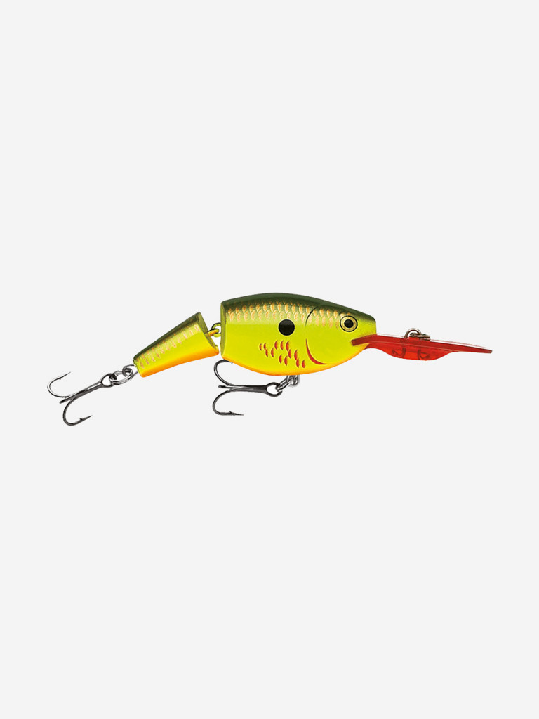 Воблер для рыбалки Rapala Jointed Shad Rap 05, 5см, 8гр, цвет BHO, нейтральный