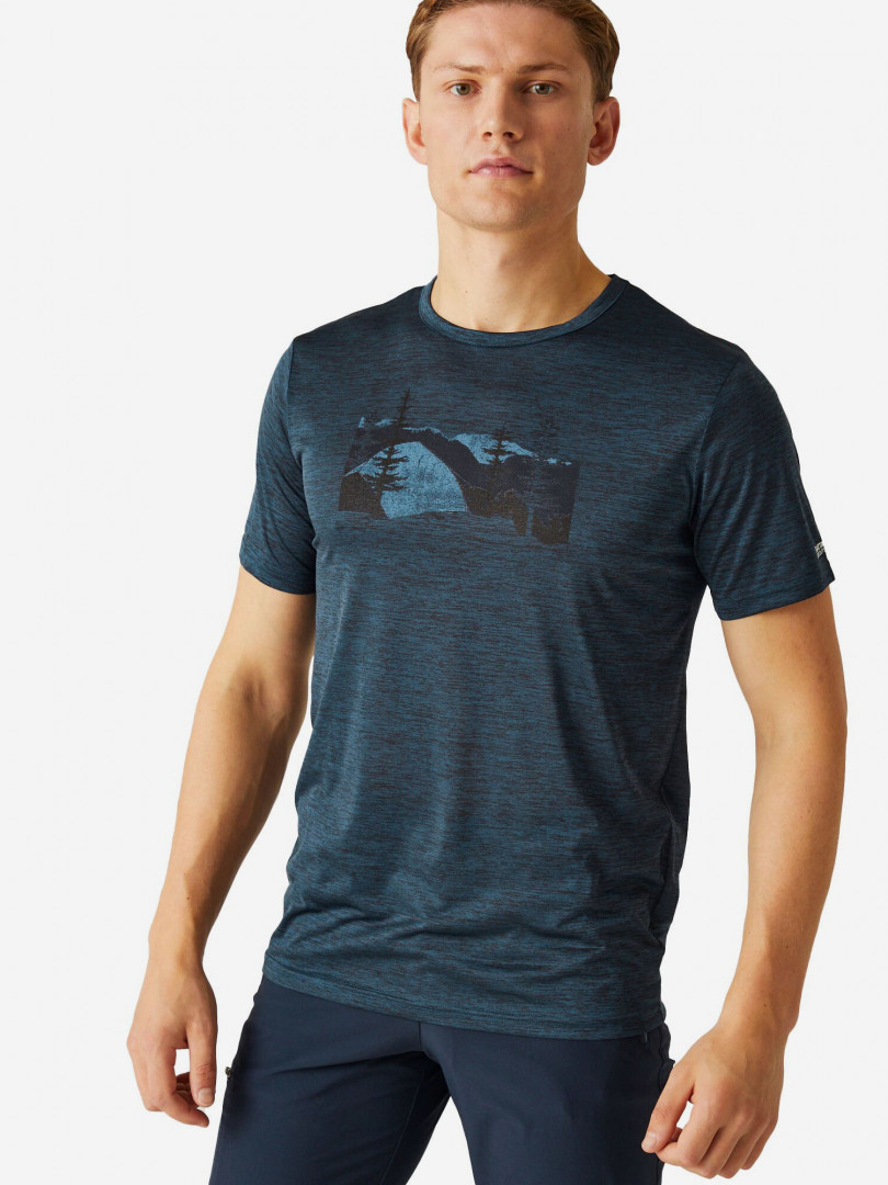 фото Футболка мужская regatta fingal, синий