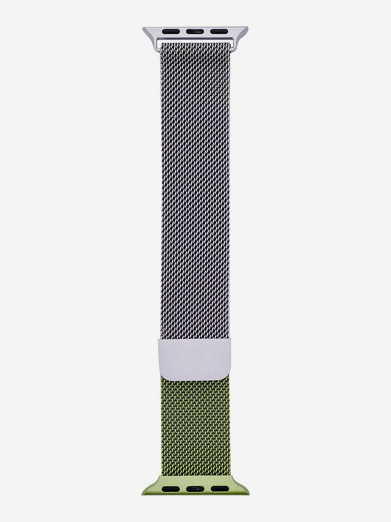 Ремешок для часов Apple Watch Ultra/49/45/44/SE/42 mm Mutural Оригинал, ультралегкий металлический на магните — зелено-фиолетовый