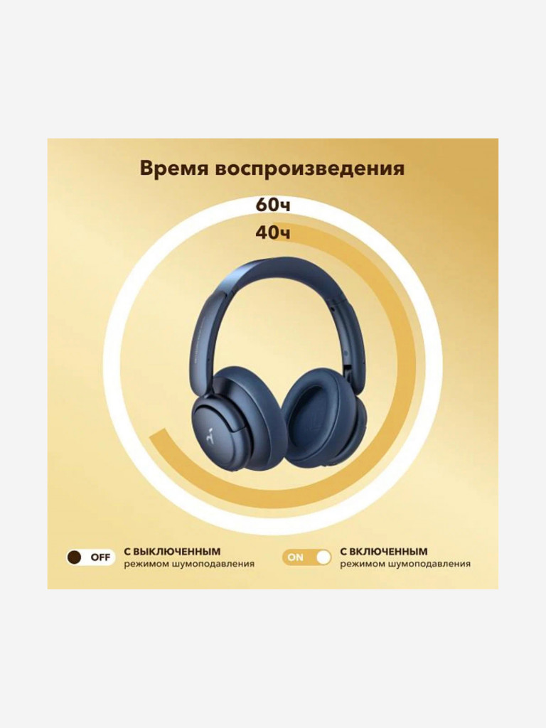 Наушники беспроводные SOUNDCORE Q35 A3027G31 синий