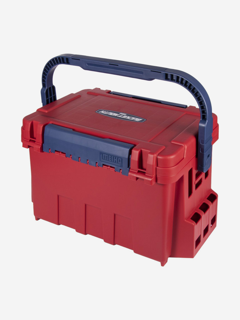 Ящик рыболовный Meiho BUCKET MOUTH BM-9000 Red с отсеками для хранения приманок