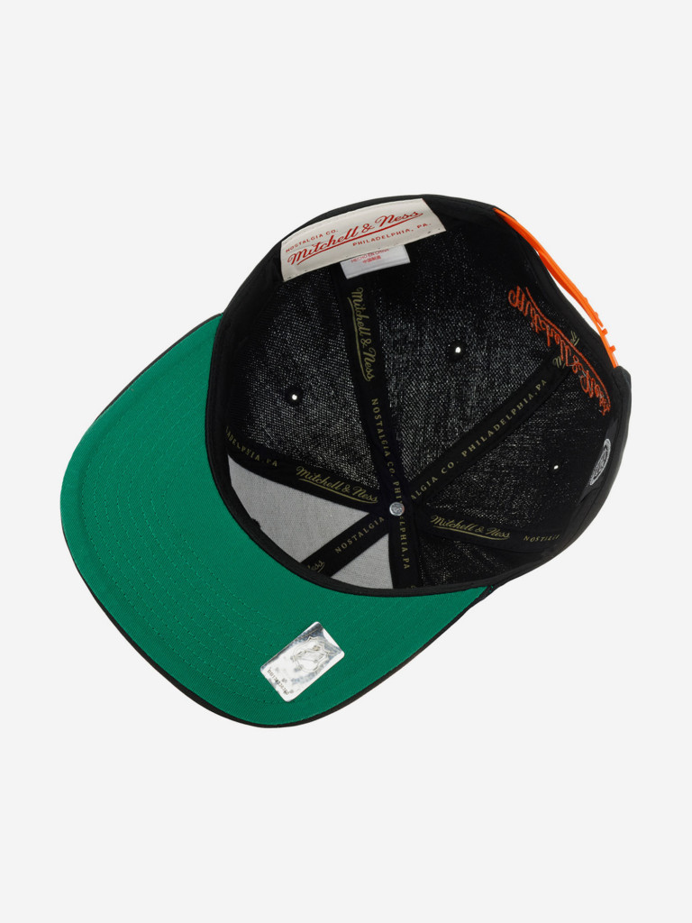 Бейсболка с прямым козырьком MITCHELL NESS 6HSSLD21213-ADUBLCK Anaheim Ducks NHL (черный)