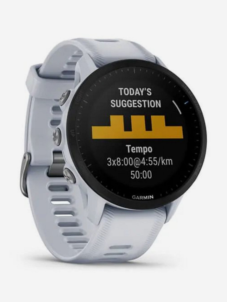 Часы Garmin Forerunner 955 Non Solar с белым ремешком 010-02638-31