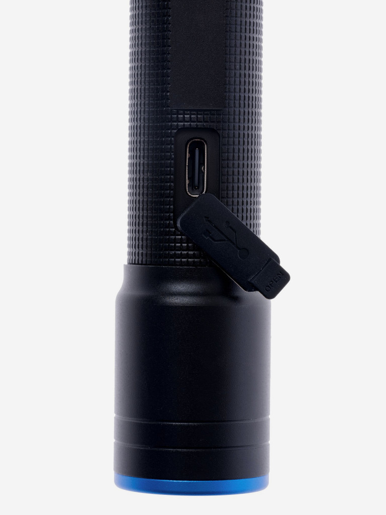 Фонарь светодиодный аккумуляторный ON Home Basic с функцией SOS, Zoom, разъем Type-C