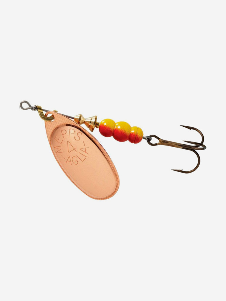 Блесна для рыбалки вертушка Mepps AGLIA 4, Copper, комплект из 5 штук