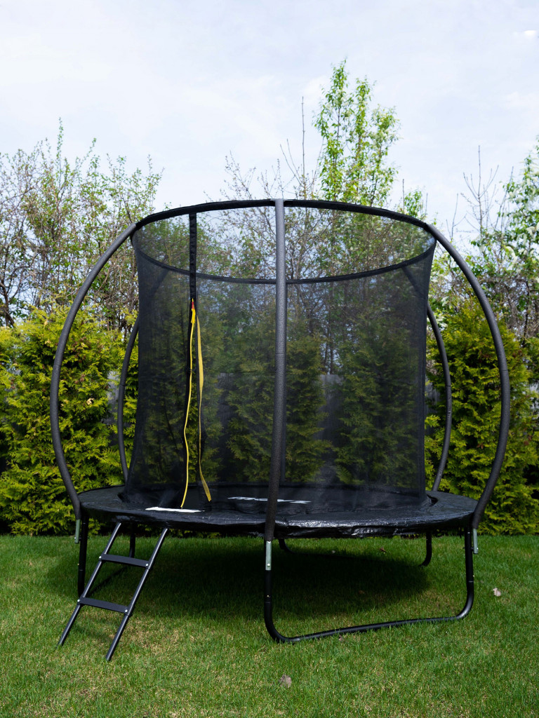 Каркасный батут 305 см с защитной сеткой детский