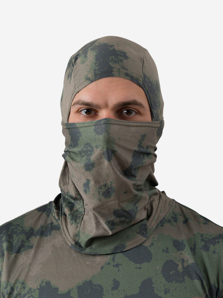 Балаклава сетка с перфорацией мох Jägermann