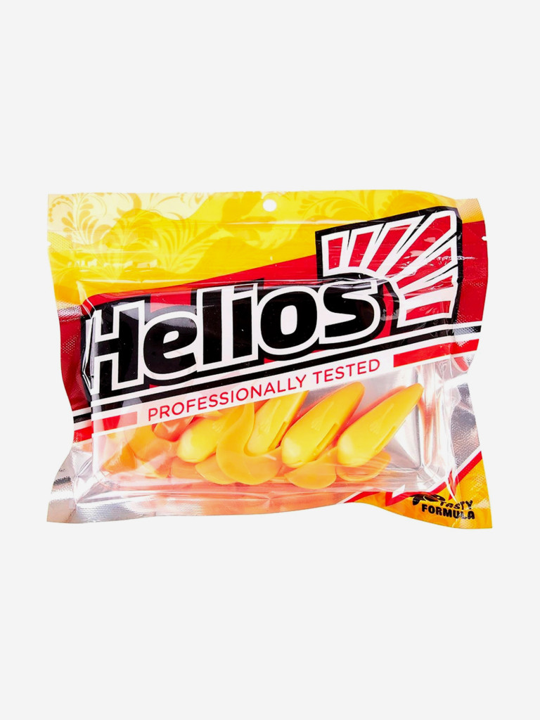 Мягкая приманка лягушка Helios Frog, 2,56" / 6,5 см, Orange & Yellow, 7 штук (HS-21-015)