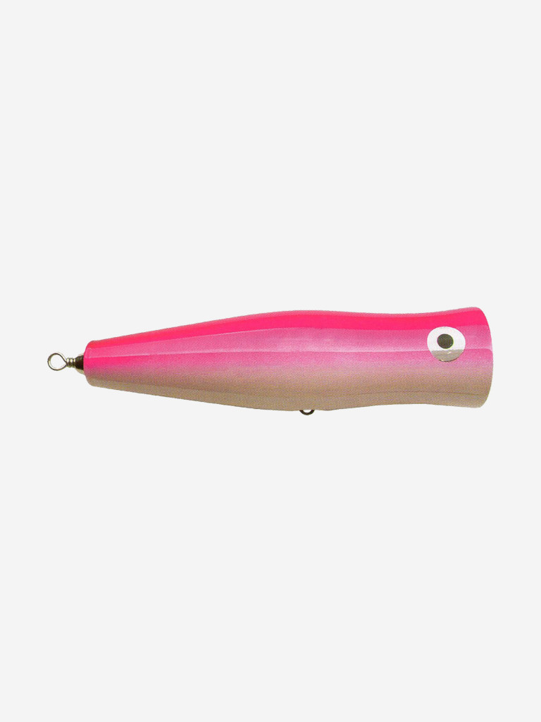 Поппер Blue Marlin GT1 Pink 180мм 130 гр из канадского кедра с мощной арматурой.