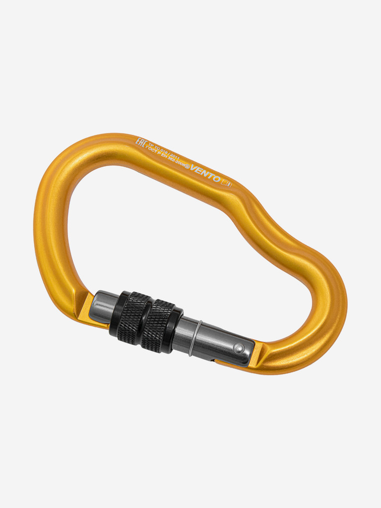 Карабин «Гусь» с резьбовой муфтой цвет желтый