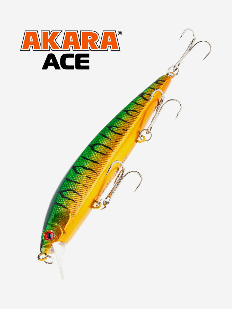 Воблер Akara Ace 130SP 22 гр. минноу, суспендер. твичинговый, на щуку, судака A73