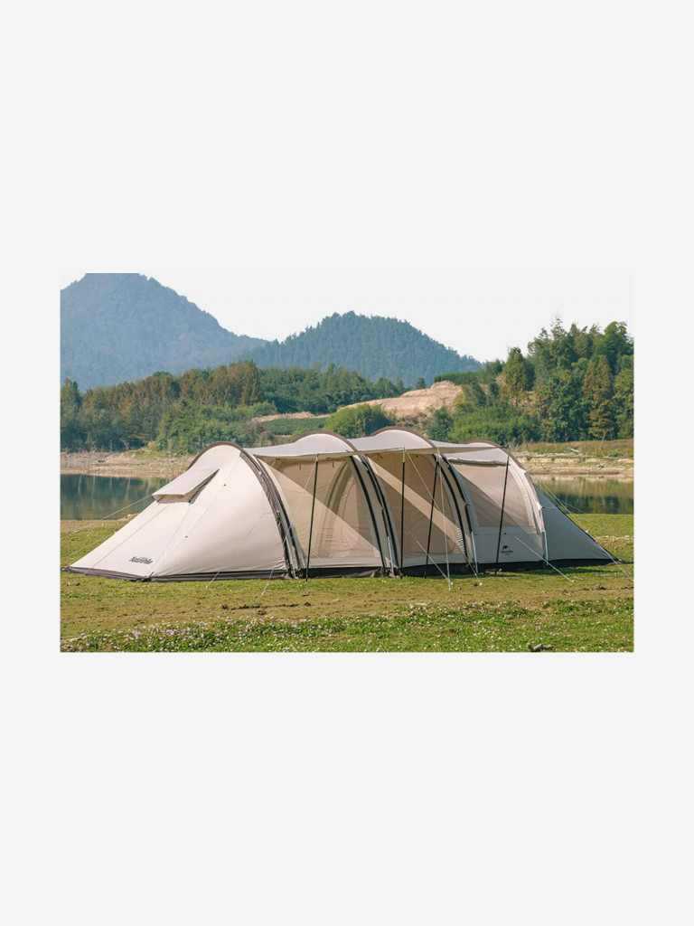 Палатка Naturehike Cloud Vessel Tunnel UPF 50+ 5-6 местная L, песочный