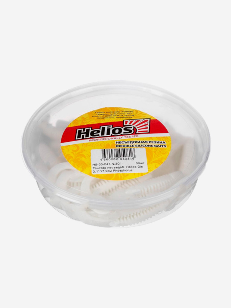 Мягкая приманка Helios Din, 3,11'' / 7,9 см, Phosphorus, 30 шт (HS-33-041-N-30)