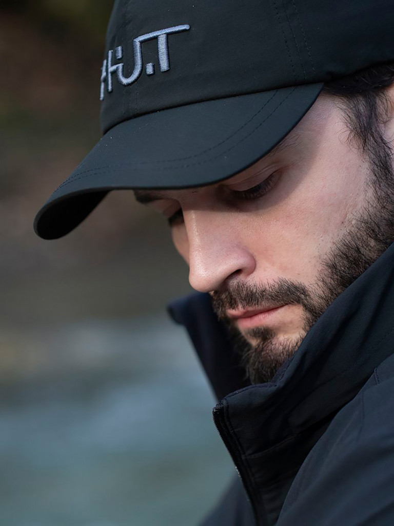 Бейсболка мужская мембранная HUT CAP, темно-зеленая