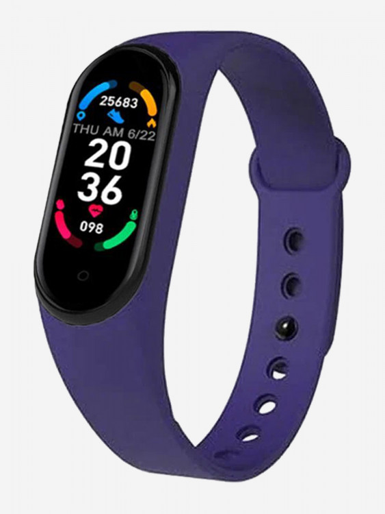 Смарт-часы BandRate Smart BRSM66BBL с будильником, фитнес-трекером, трекером сердечного ритма