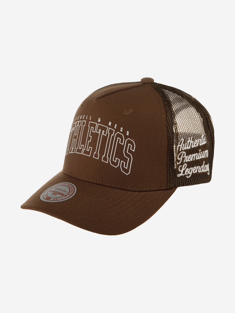 Бейсболка с сеточкой MITCHELL NESS HHSS6833-MNNYYPPPBROW (коричневый)