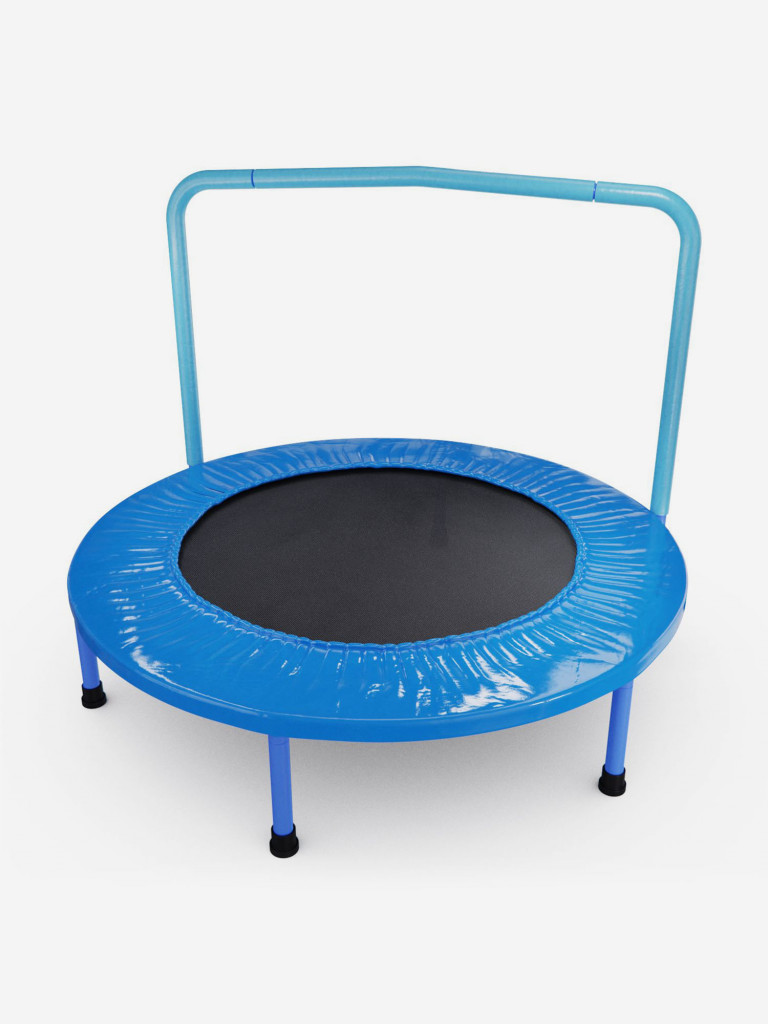 Батут с поручнем DFC JUMPFIT 36'' синий