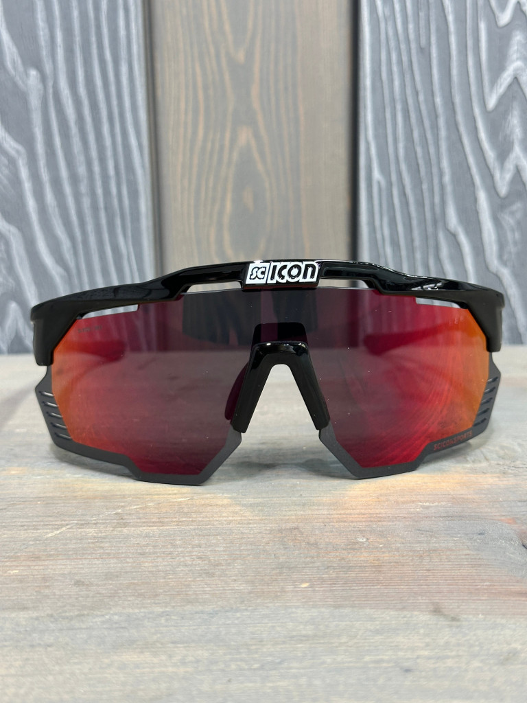Очки спортивные Scicon AeroShade Kunken оправа Black Gloss линза SCNPP Multimirror Red
