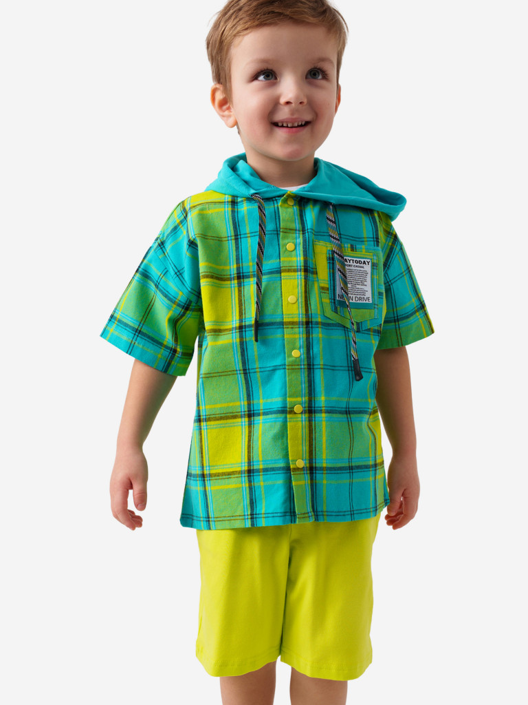 Рубашка с капюшоном для мальчиков PlayToday