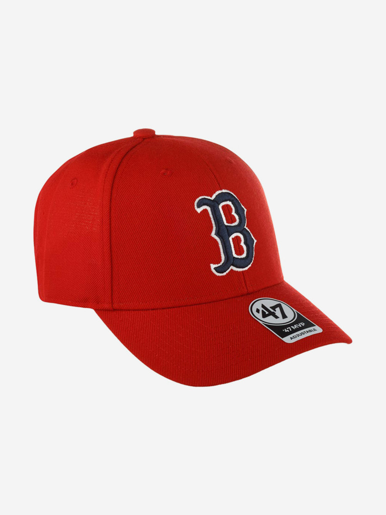 Бейсболка 47 BRAND B-MVP02WBV-RD Boston Red Sox MLB (красный)