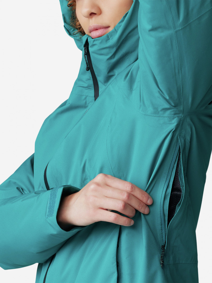 фото Куртка утепленная женская mountain hardwear stretch ozonic, голубой