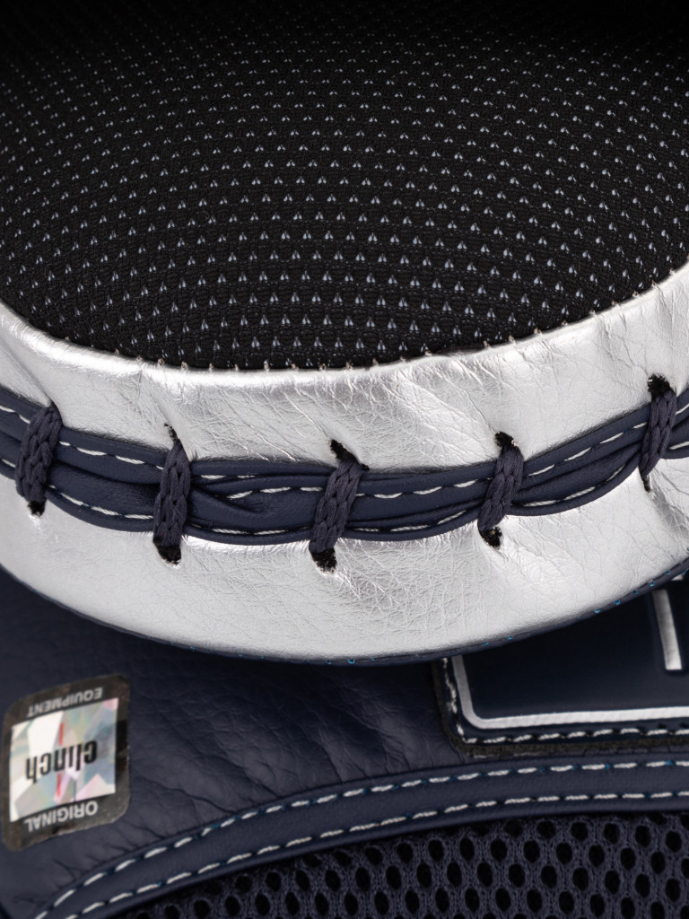 Лапы Clinch Shock Absorb Mitt темносине-серебристые